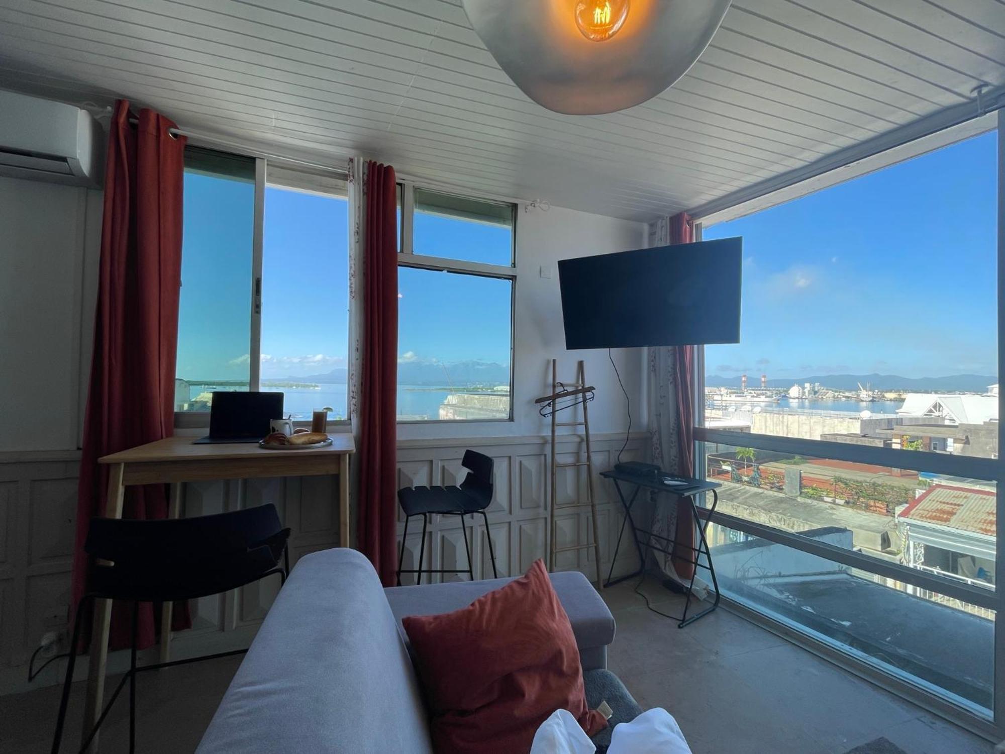 Ferienwohnung Penthouse Seaside 10 Min Port, Croisiere Et Aeroport Pointe-à-Pitre Exterior foto